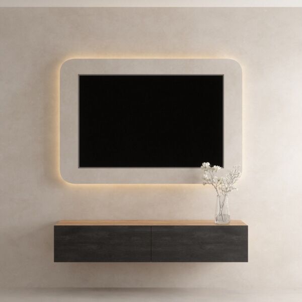 Planetmöbel TV-Board WEST (TV Lowboard, Fernsehschrank hängend oder stehend), Fernsehtisch 1x 160cm breit