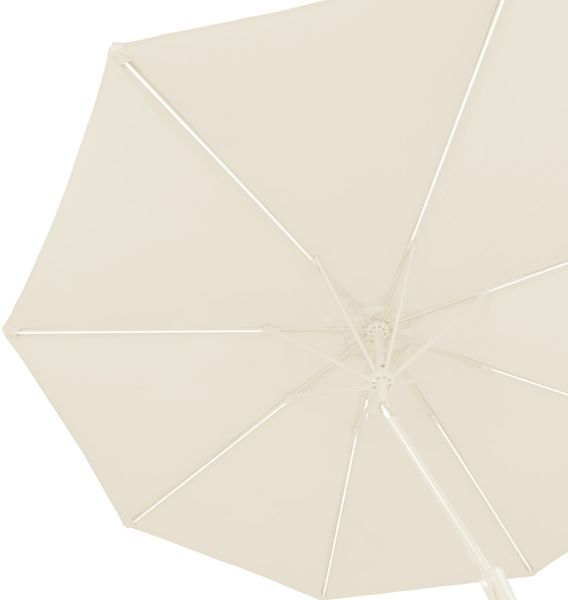 Blumfeldt Calais Sonnenschirm LED Aluminium-Rahmen Polyester-Bespannung UV 50 Dunkelgrün