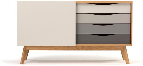 Sideboard 'Uster' - Grau