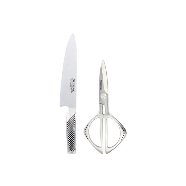 Global Messerset GKS-2210: Kochmesser + Schere