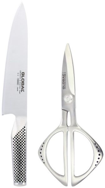 Global Messerset GKS-2210: Kochmesser + Schere