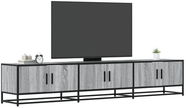 vidaXL TV-Schrank Grau Sonoma 210x35x41 cm Holzwerkstoff 3300793