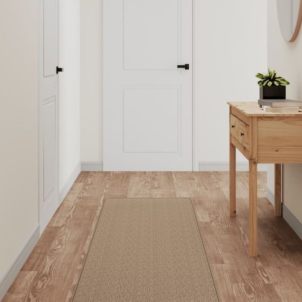 vidaXL Teppichläufer Sisal-Optik Sandfarben 50x250 cm 355787
