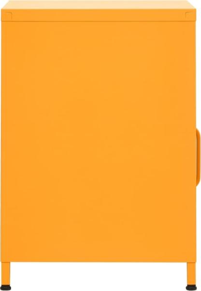 vidaXL Nachttisch Senfgelb 35x35x51 cm Stahl 336218 Bild 4