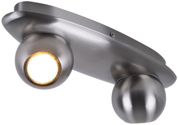 RGB LED Deckenlampe mit zwei beweglichen Spots NORBELLO