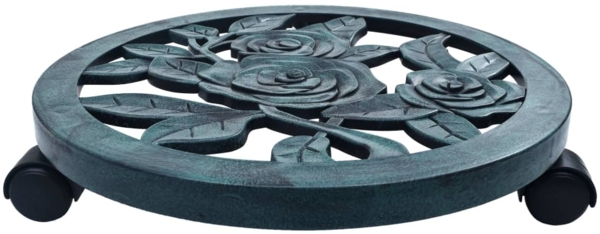 vidaXL Pflanzenroller 6 Stk. Grün 38 cm Kunststoff 48228