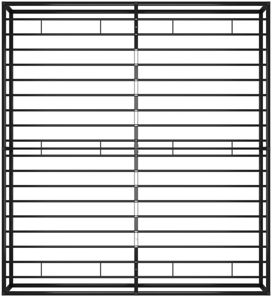 vidaXL Bettgestell Schwarz Metall 180x200 cm [324790] Bild 6