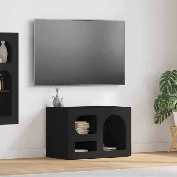 vidaXL TV-Schränk Schwarz 60 x 35 x 40 cm Holzwerkstoff 891285