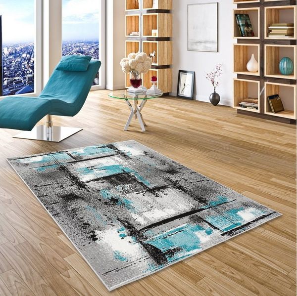Pergamon Designteppich Modern Designer Velours Teppich Samba, Rechteckig, Höhe: 13 mm