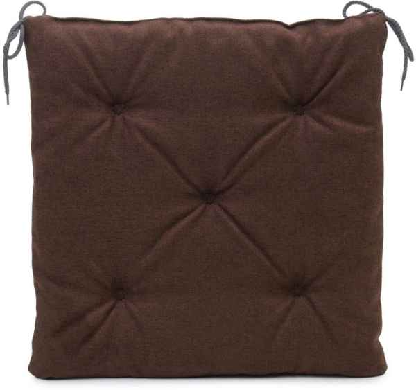 Gözze Sitzauflage Darco Uni, (1 St), 1 Stück, Maße: 40 x 40 x 4 cm, mit Füllung, mit Bindebändern