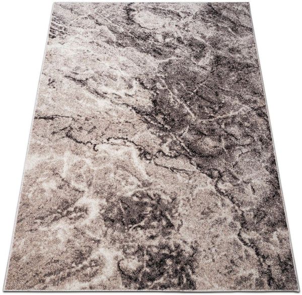 OTTO home Teppich Saniel, rechteckig, Höhe: 9 mm, mit besonders weichem Flor, Kurzflor, Marmor-Optik, Wohnzimmer