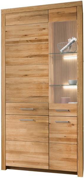 Wohnzimmer-Set >WZ-0169< (BxHxT: 284,9 x 204,1 x 40 cm) in natur geölt