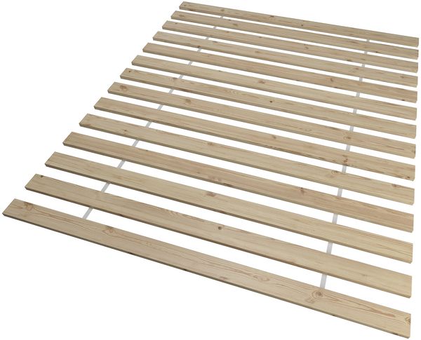 Breites, flaches Futonbett Einzelbett 120x200 Kiefer massiv V-60.51-12Rollrost inkl. Bild 7
