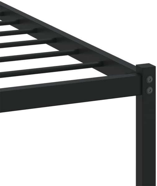 vidaXL Bettgestell ohne Matratze mit Kopfteil Braun Eiche 100x190 cm 4017145 Bild 6