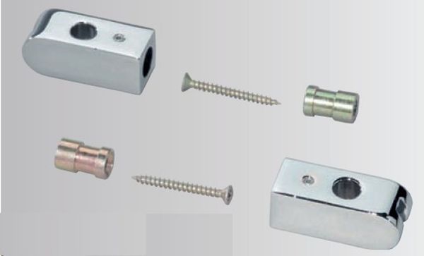 Wesco Relingsystem Eckregal Küchenreling Eckablage rechts und links Gewürzregal