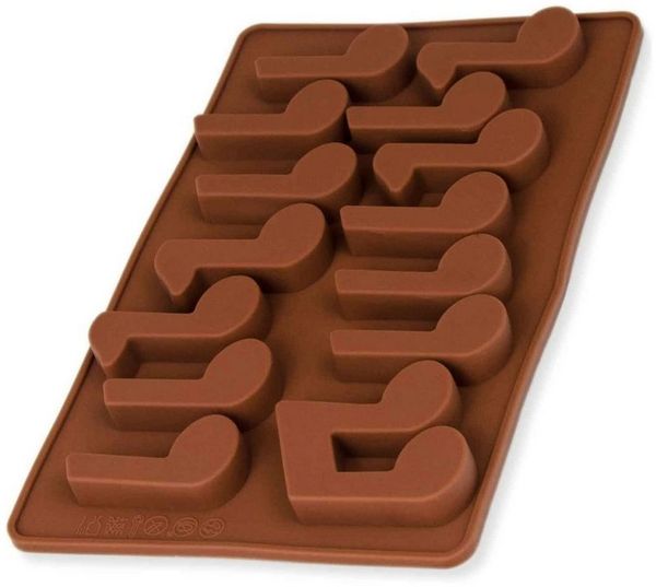 wisefood Silikonform Silikonform Noten - braun 19,5 x 12 x 1,5 cm - Silikon, (1-tlg)