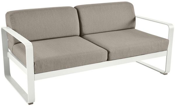Bellevie Lounge-Sofa 2-Sitzer A5 Lehmgrau B8 Taupegrau