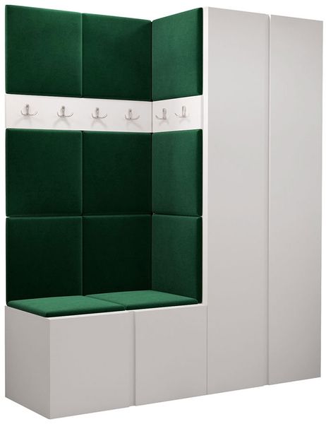 Garderoben-Set Monati III, Weiß, Farbe: Manila 35 Bild 2