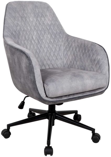 Novel 'DANNY' Bürodrehstuhl, Stoff grau, 63 x 98 x 71 cm, höhenverstellbar und schwenkbar