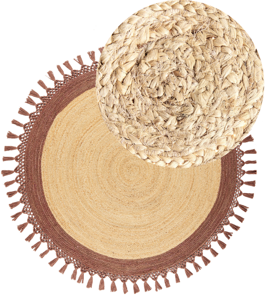 Teppich MARTS Braun ø 140 cm Jute