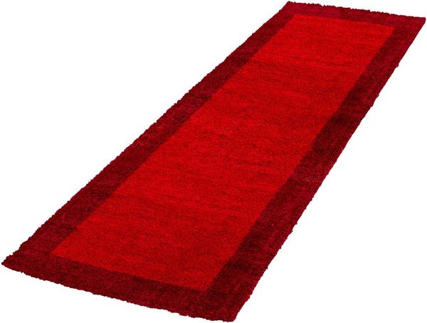 Shaggy Teppich LIFE RED 80 X 250cm Läufer