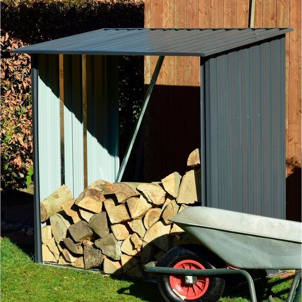 dobar Kaminholzregal Madera XXL, BxTxH:163 x 83 x 154 cm, 163 x 83 x 154 cm