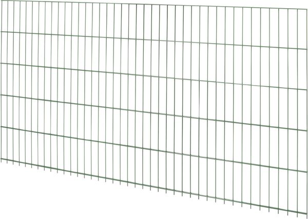 Floraworld Doppelstabmatte-Zaun Comfort 201 x 103 cm moosgrün