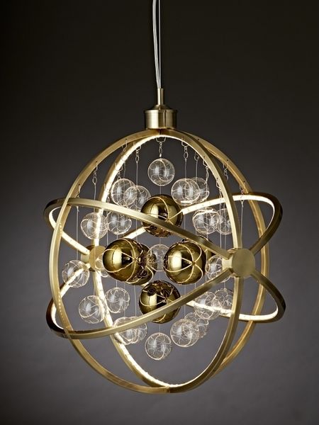 LOFTLAMPE GALAXY 3000K MESSING ANTIK Dimmbar
