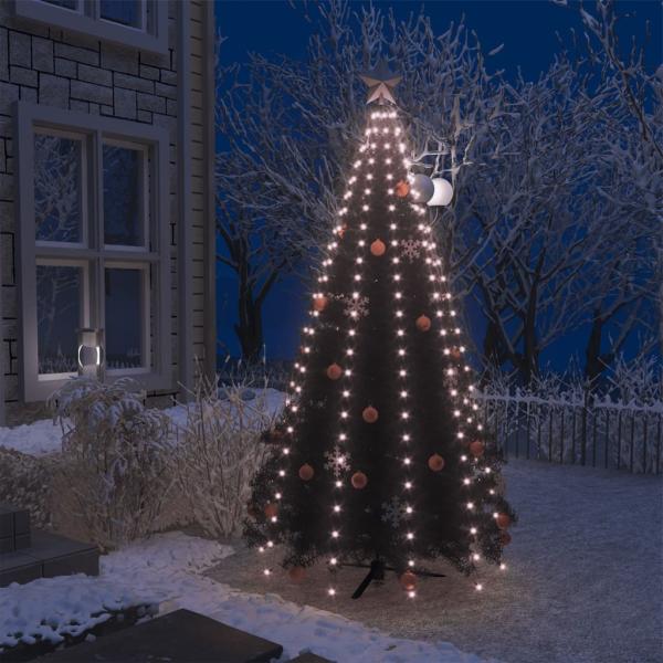 vidaXL Weihnachtsbaum-Lichternetz mit 250 LEDs 250 cm 51280