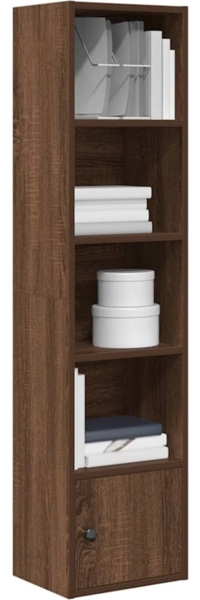 vidaXL Bücherregal Braun Eichen-Optik 31x24x127 cm Holzwerkstoff 860352