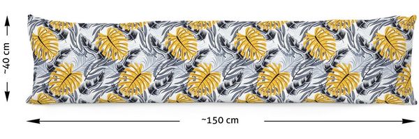 Amilian Seitenschläferkissen 150 cm x 40 cm (Made in EU), Stillkissen, Lagerungskissen, Schwangerschaftskissen zum Schlafen, Pregnancy Pillow, Lagerungskissen mit Bezug