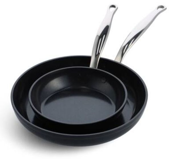 GreenPan Barcelona Pro 2Tlg Bratfpfanneset 20+28cm Schwarz