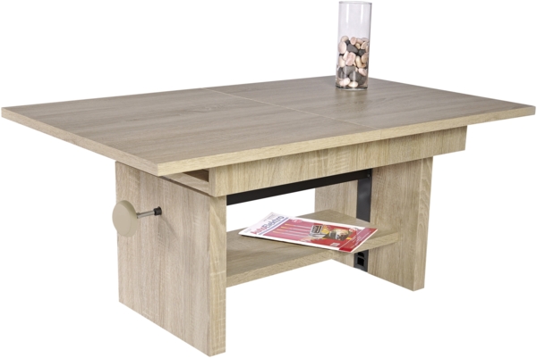 Couchtisch >Bruni< in Sonoma-Eiche - 150x48x65cm (BxHxT)