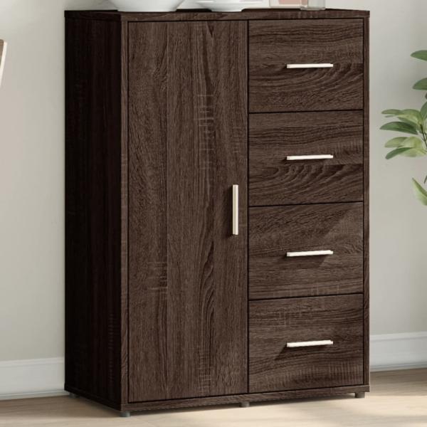 vidaXL Highboard Braun Eichen-Optik 60 x 31 x 84 cm Holzwerkstoff