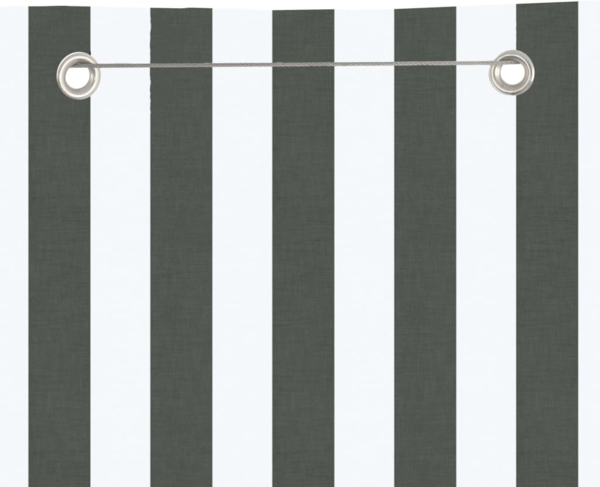 vidaXL Balkon-Sichtschutz Anthrazit und Weiß 140x240 cm Oxford-Gewebe 148576 Bild 3