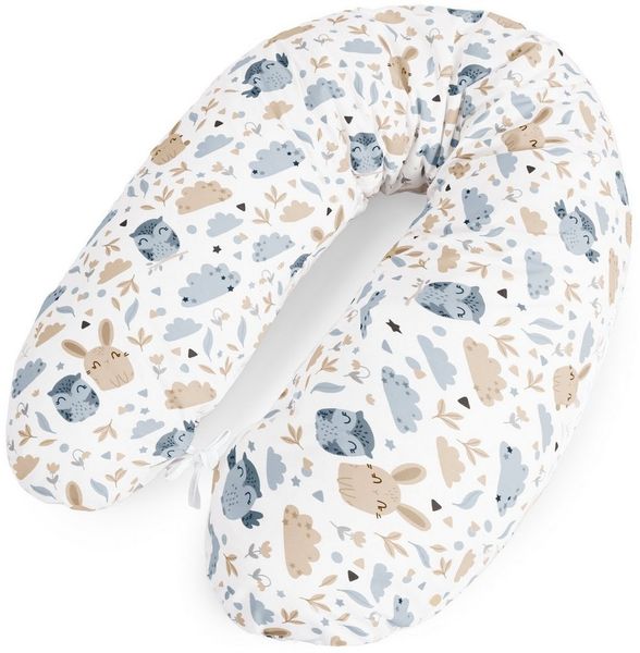 Amilian Stillkissen XXL 170 cm - Schwangerschaftskissen & Seitenschläferkissen mit Bezug, - Lagerungskissen - Nursing Pillow - Pregnancy Pillow, mit Füllung, Schlafkissen für Seitenlage - Körperkissen