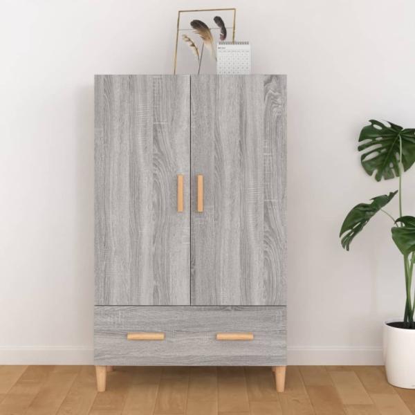 vidaXL Highboard Grau Sonoma 70x31x115 cm Holzwerkstoff [817472]