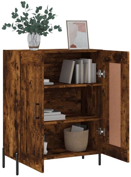 vidaXL Sideboard Räuchereiche 69,5x34x90 cm Holzwerkstoff 830209 Bild 4
