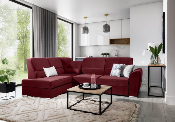 Wohnideebilder Siber Dunkelviolett Ecksofas & Eckcouches CO-SIB-LT-25LO