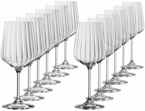 Spiegelau Lifestyle Rot- und Weißweingläser Set 12-teilig