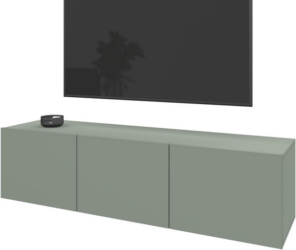 borchardt Möbel Lowboard Sophia, TV-Schrank mit 3 Türen, hängend oder stehend, Breite 139 cm mit 3 Türen, stehend und hängend