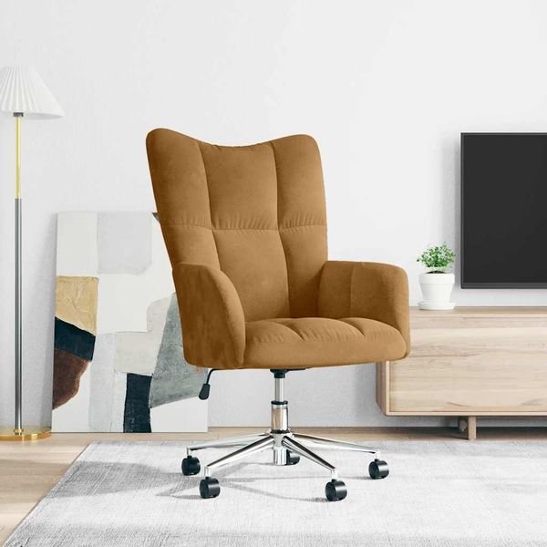 vidaXL Relaxsessel Braun Samt [328169]