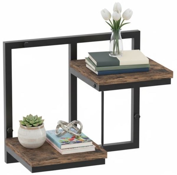 Relaxdays Wandregal Industrial-Design