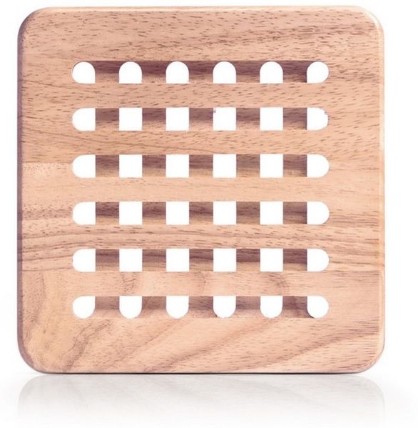 Neuetischkultur Topfuntersetzer Untersetzer 20x20 Buche, Stück, 1-tlg, Topfschützer Holzuntersetzer