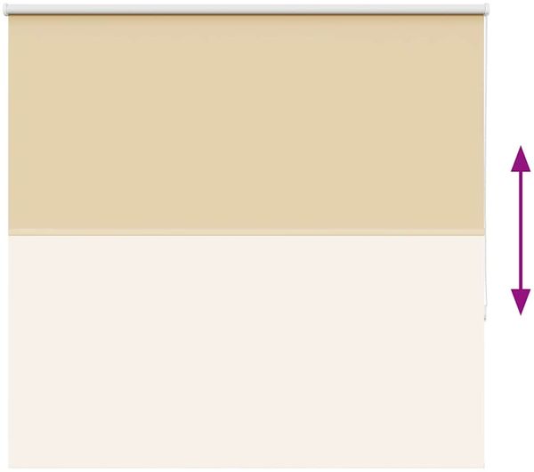 vidaXL Verdunkelungsrollo Beige 160x175 cm Stoffbreite 156,6 cm 4010776 Bild 9