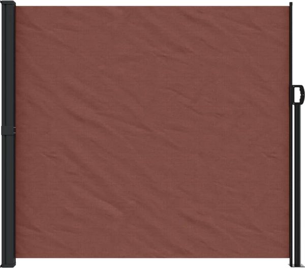 vidaXL Seitenmarkise Ausziehbar Braun 180x500 cm 4004449 Bild 3