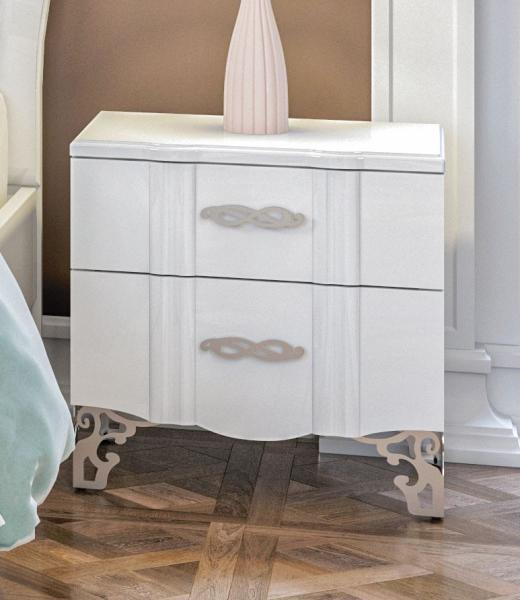 Küchenklapphängeschrank Rimini 60x72cm Hochfaltklappe matt lackiert Farbe: RAL 9010 reinweiß matt / grau RI-W8B/60-AV WKF