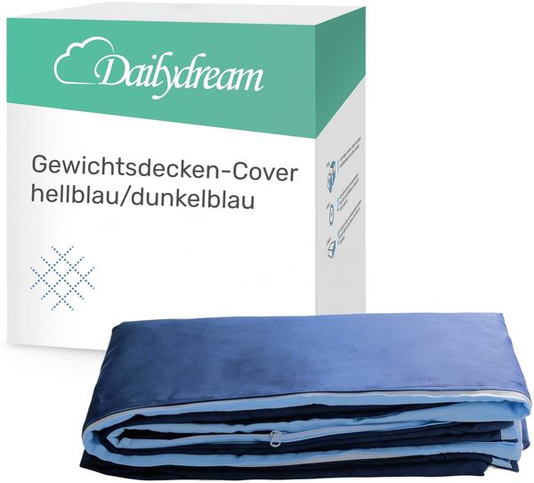 Dailydream Gewichtsdecke Decken Bezug 135 x 200 (grau)