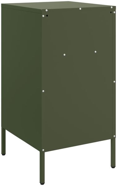 vidaXL Nachttische 2 Stk. Olivgrün 36x39x68 cm Stahl 843075 Bild 8