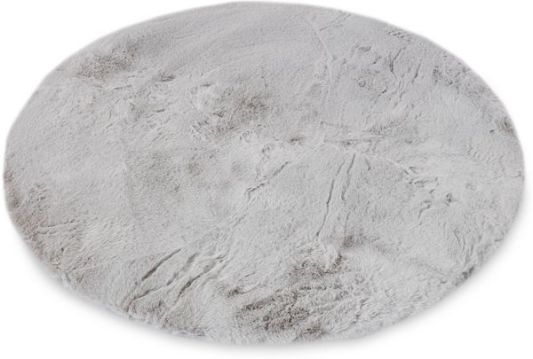 Gino Falcone Fellteppich Kuschelteppich Chiara, rund, Höhe: 30 mm, Kunstfell, Kaninchenfell-Haptik, besonders weicher Langflor
